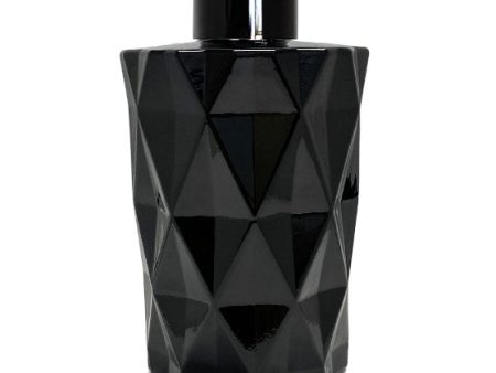 200ml Diamond Cut Black Diffuser Bottle - Black Collar Supply