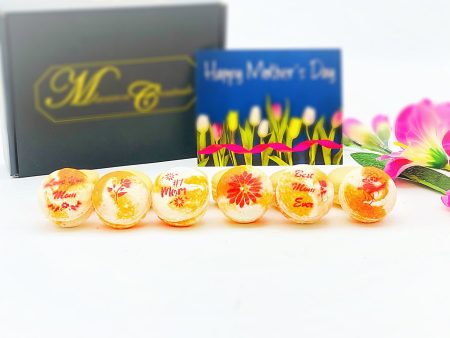 Mother s Day Macaron Set (Orange) | 12 Pack | a perfect gift for your mom Online Hot Sale