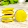 All Natural Creamy Pineapple Vegan French Macarons | Available in 4 & 12 Pack Sale