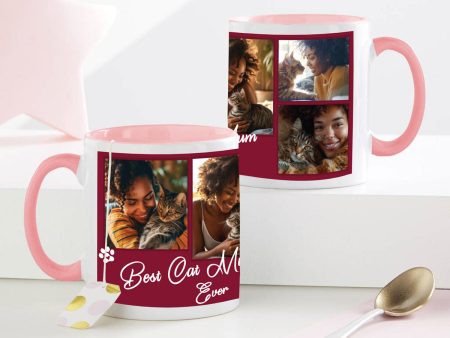 Best Cat Mum Ever Photo Upload Mug Online now