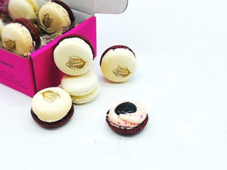 6 Pack Chocolate Sundae French Macarons Cheap