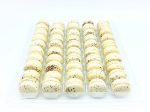 50 Pack White Chocolate  French Macaron Value Pack Cheap