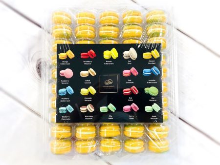 50 Pack Mango  French Macaron Value Pack Online Hot Sale