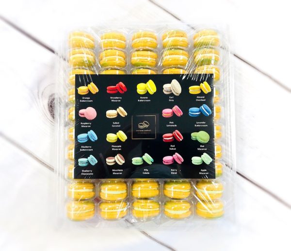 50 Pack Mango  French Macaron Value Pack Online Hot Sale