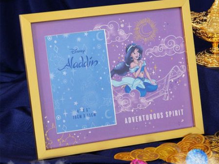 Disney Aladdin Gold Photo Frame Online now