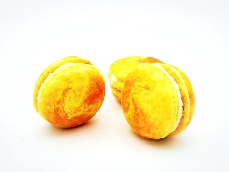 6 Pack  peach n cream macarons | ideal for celebratory events. Discount