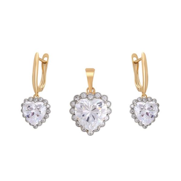 Love Heart Diamond Elegance Set Sale