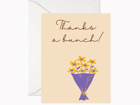 Thanks a Bunch Greeting Card For Sale