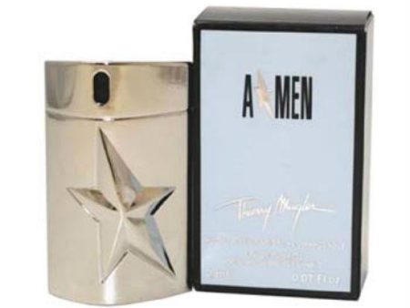 A * MEN Metal Angel Thierry Mugler EDT Rechargeable Spray Miniature 0.07 oz Cheap