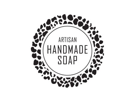 36. Artisan Handmade Soap Label 4.2cm Dia - Transparent Sale