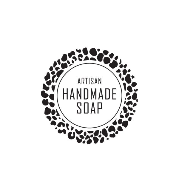 36. Artisan Handmade Soap Label 4.2cm Dia - Transparent Sale