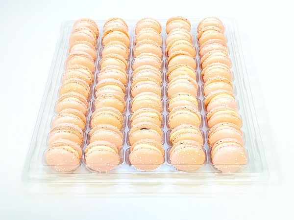 50 Pack Peppermint Raspberry French Macaron Value Pack Cheap