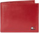 Tommy Hilfiger Men s Leather Wallet - Red For Cheap