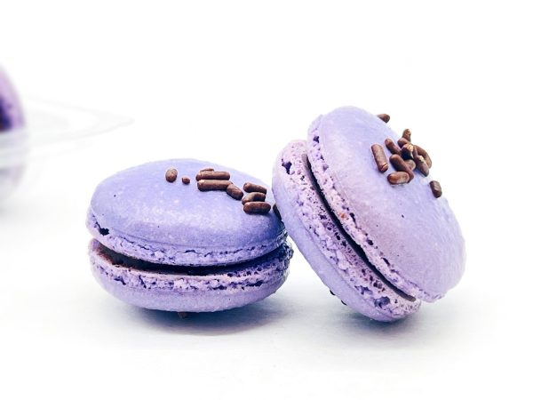 6 Pack Chocolate Beet French Macarons For Sale