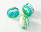 6 Pack Blueberry Pistachio French Macarons For Discount