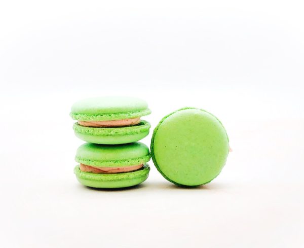 Apple-Strawberry Vegan Macarons Online now