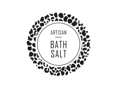 34. Artisan Bath Salt Label 4.2cm Dia - Transparent Hot on Sale