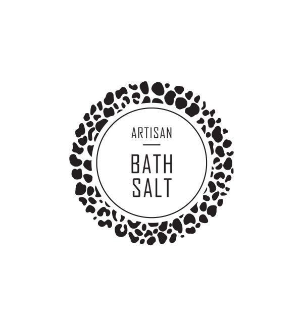 34. Artisan Bath Salt Label 4.2cm Dia - Transparent Hot on Sale