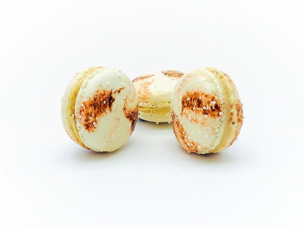 6 Pack  milk tea macarons | ideal for celebratory events. on Sale