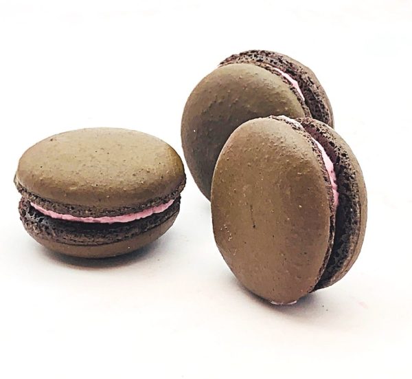 6 Pack Chocolate Raspberry Macarons on Sale