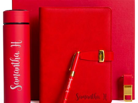 Personalised Red Business Set Online Hot Sale