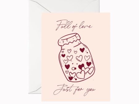 Full Of Love Greeting Card Online