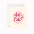 Lots Of Love Greeting Card on Sale