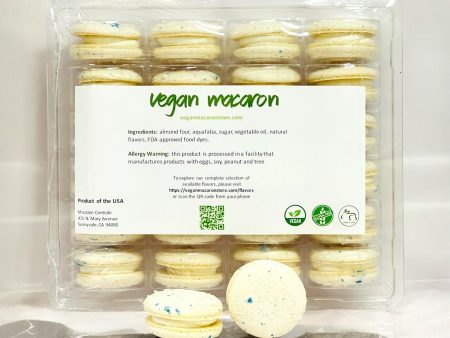 All Natural Creamy Coconut Vegan French Macarons | Available in 24 & 48 Pack Fashion