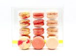 12 Pack Lovely Raspberry Gift Box Set Macarons. Supply