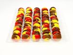 50 Pack Strawberry Caramel French Macaron Value Pack Supply