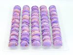 50 Pack Purple Birthday (Blueberry Pomegranate)  French Macaron Value Pack Cheap