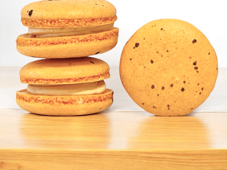 All Natural Thai Tea Vegan French Macarons | Available in 4 & 12 Pack Supply