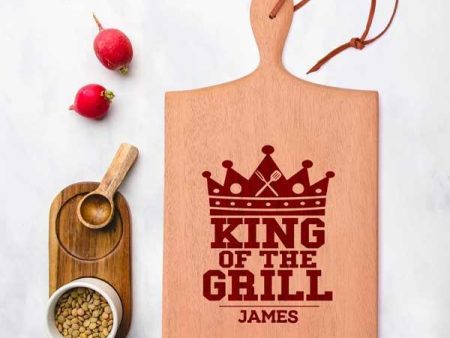 Personalised Chopping Board - King of the Grill on Sale