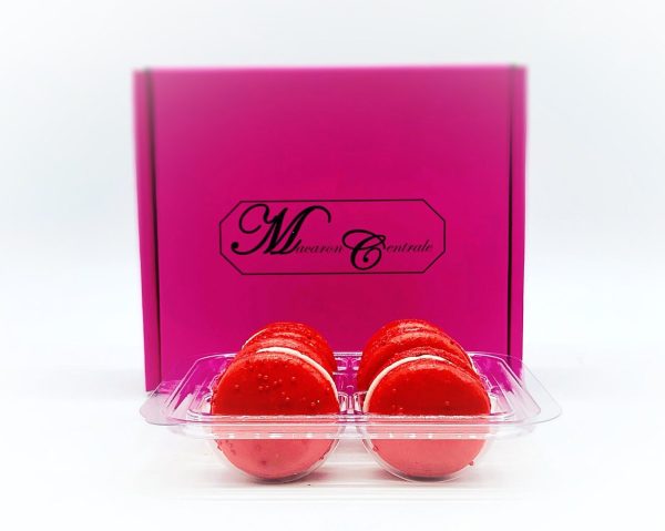 6 Pack  strawberry macarons Sale