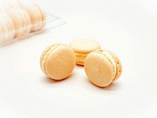 6 Pack  apricot macarons | ideal for celebratory events. on Sale