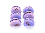 6 Pack Chocolate Beet French Macarons For Sale