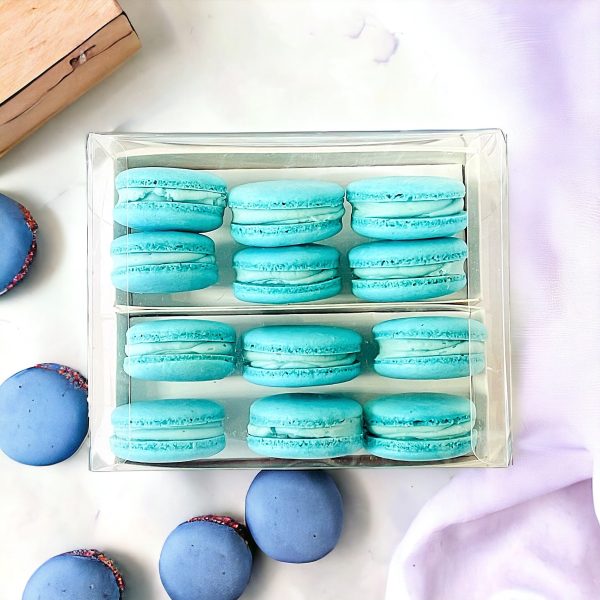 Blueberry Cream Macaron Sucettes En Gros | Available in 24 & 48 Sucettes Hot on Sale