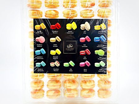 50 Pack Peach n Cream  French Macaron Value Pack Cheap