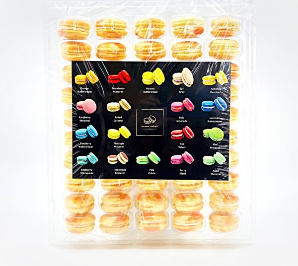 50 Pack Peach n Cream  French Macaron Value Pack Cheap