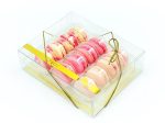 12 Pack Lovely Raspberry Gift Box Set Macarons. Supply