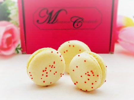 6 Pack Grapefruit French Macarons | Perfect for your next celebratory events. Online