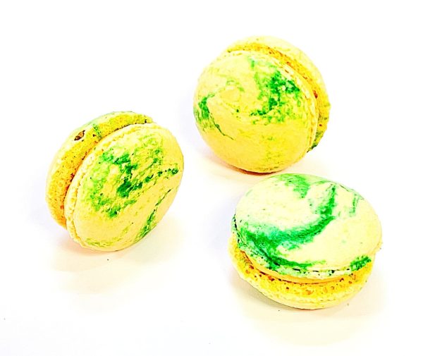 6 Pack Papaya Buttercream French Macarons Hot on Sale