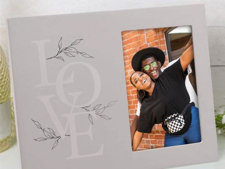 Amore Grey Photo Frame Love Letters 4  x 6  Supply