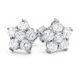 1.32 CTW Simulated Diamond Star Stud Earrings Sale