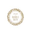 27. Artisan Bubble Bath Label 4.2cm Dia - Transparent with Gold Shiny Foil For Discount