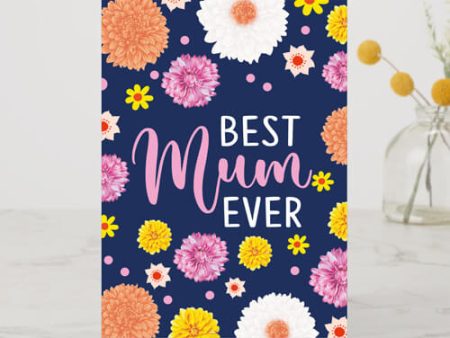 Best Mum Ever A6 Card Online now