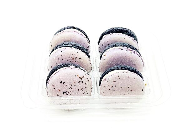 6 Pack Earl Grey Chocolate Macarons Supply