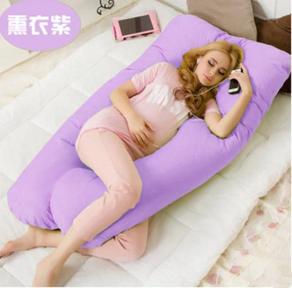 Big U Type Pregnancy Pillows Body Pillow for Pregnant Women Best For Side Sleepers Removable Big Pregnancy Pillow For Neck For Sale