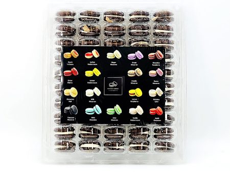 50 Pack Caramel Coconut French Macaron Value Pack Discount