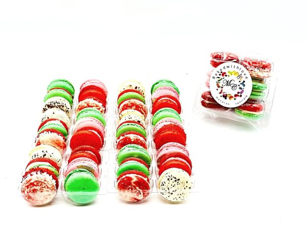 6 Pack Holiday French Macarons Set Cheap